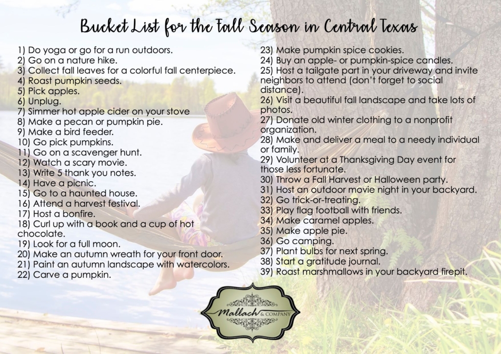 What's on Your Bucket List? – Heartland Precepts