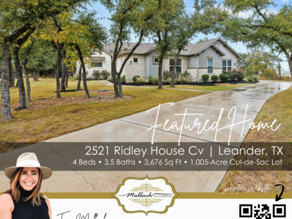 2521 Ridley House Cv Leander TX 78641 - 2521 Ridley House Cv - Mallach and Company - Mallach and Company real estate - Tina Mallach - Leander homes for sale