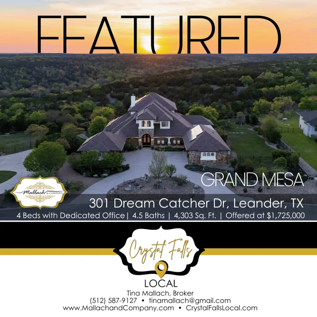 crystal falls local 301 dream catcher dr leander tx 78641 tina mallach mallach and company