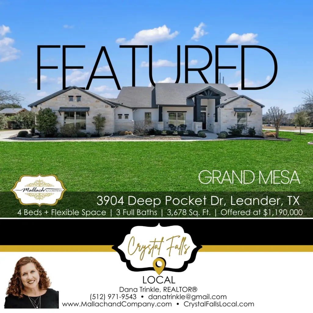 crystal falls local 3904 deep pocket leander tx 78641 crystal falls leander tx tina mallach