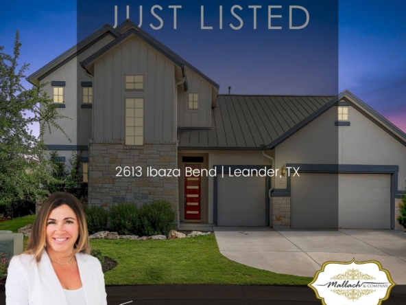 Hill Country Elegance Meets Modern Design at 2613 Ibaza Bend In One Of Leander’s Most Coveted Gated Communities!