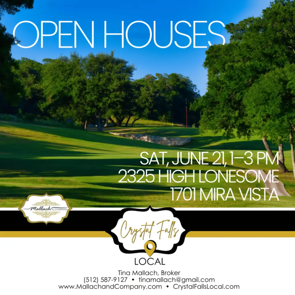 Open House Extravaganza In Crystal Falls: Saturday, June 21st, 1-3 pm At 2325 High Lonesome And 1701 Mira Vista