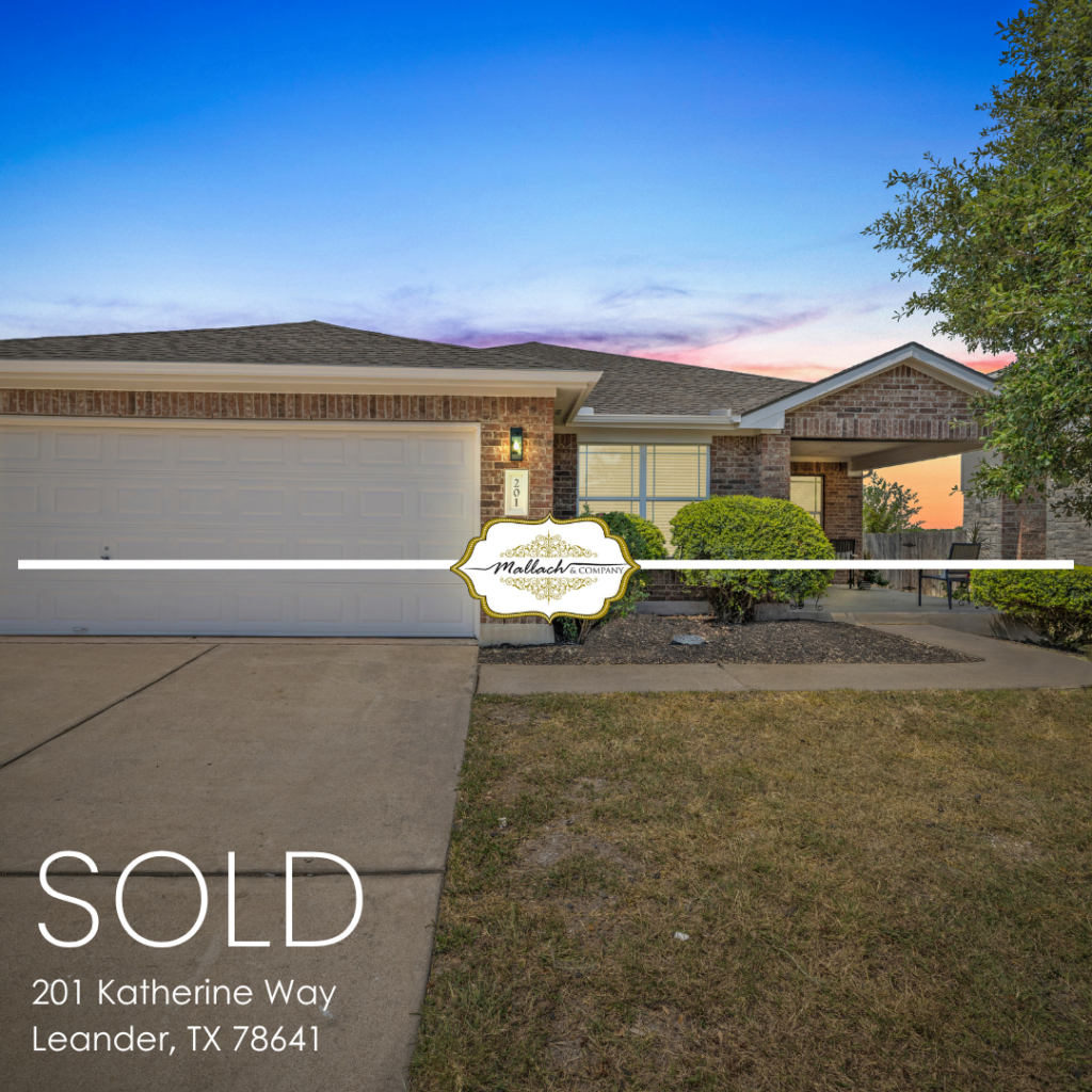 SOLD: 201 Katherine Way, Leander, TX 78641