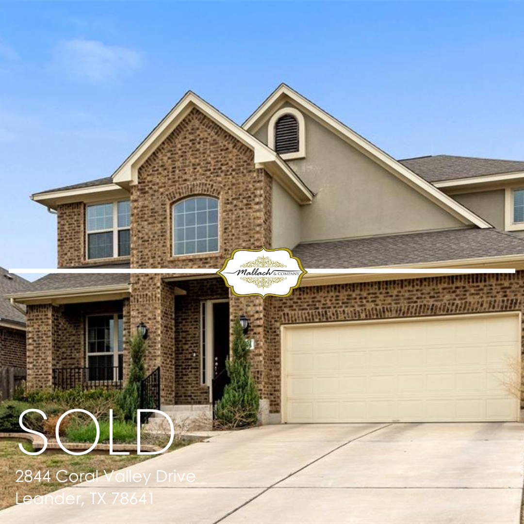 SOLD: Leander Gem With Resort-Style Amenities: 2844 Coral Valley Drive, Leander, TX