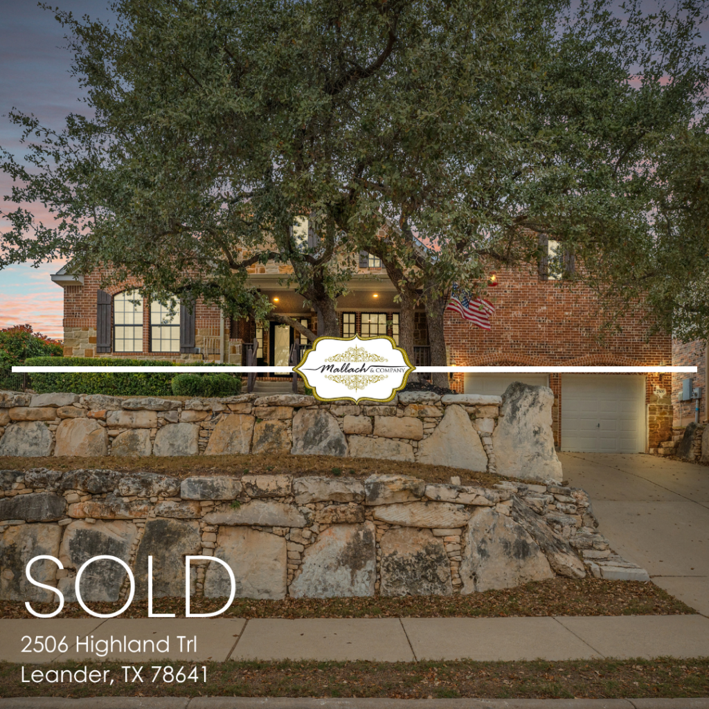 SOLD: Discover Elevated Living in the Highlands at Crystal Falls’ 2506 Highland Trail, Leander, TX!