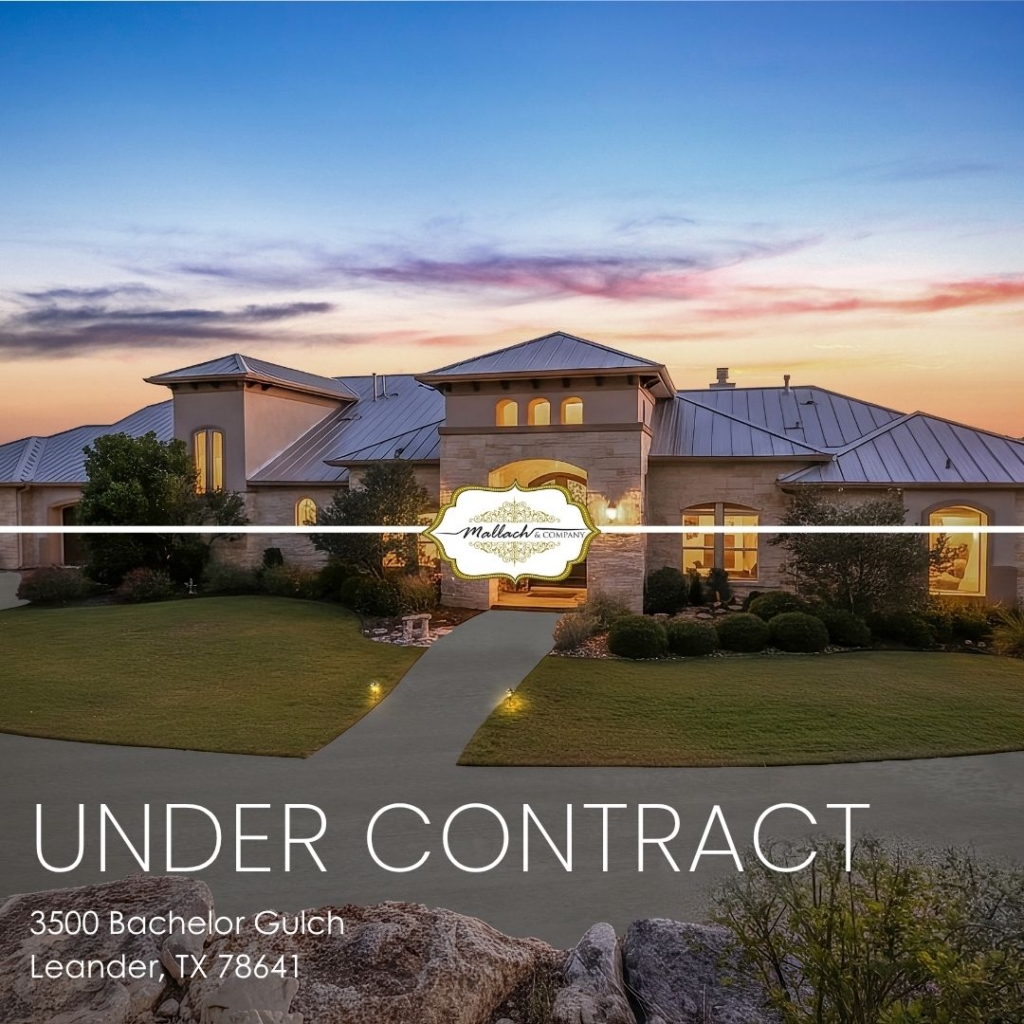 Under Contract: A Hill Country Masterpiece: Inside Leander's Grand Mesa at Crystal Falls’ 3500 Bachelor Gulch!