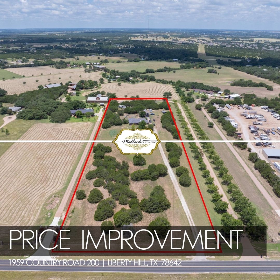 Price Improvement: Where Home Life Meets Work Life: Discover 1959 CR 200 in Liberty Hill