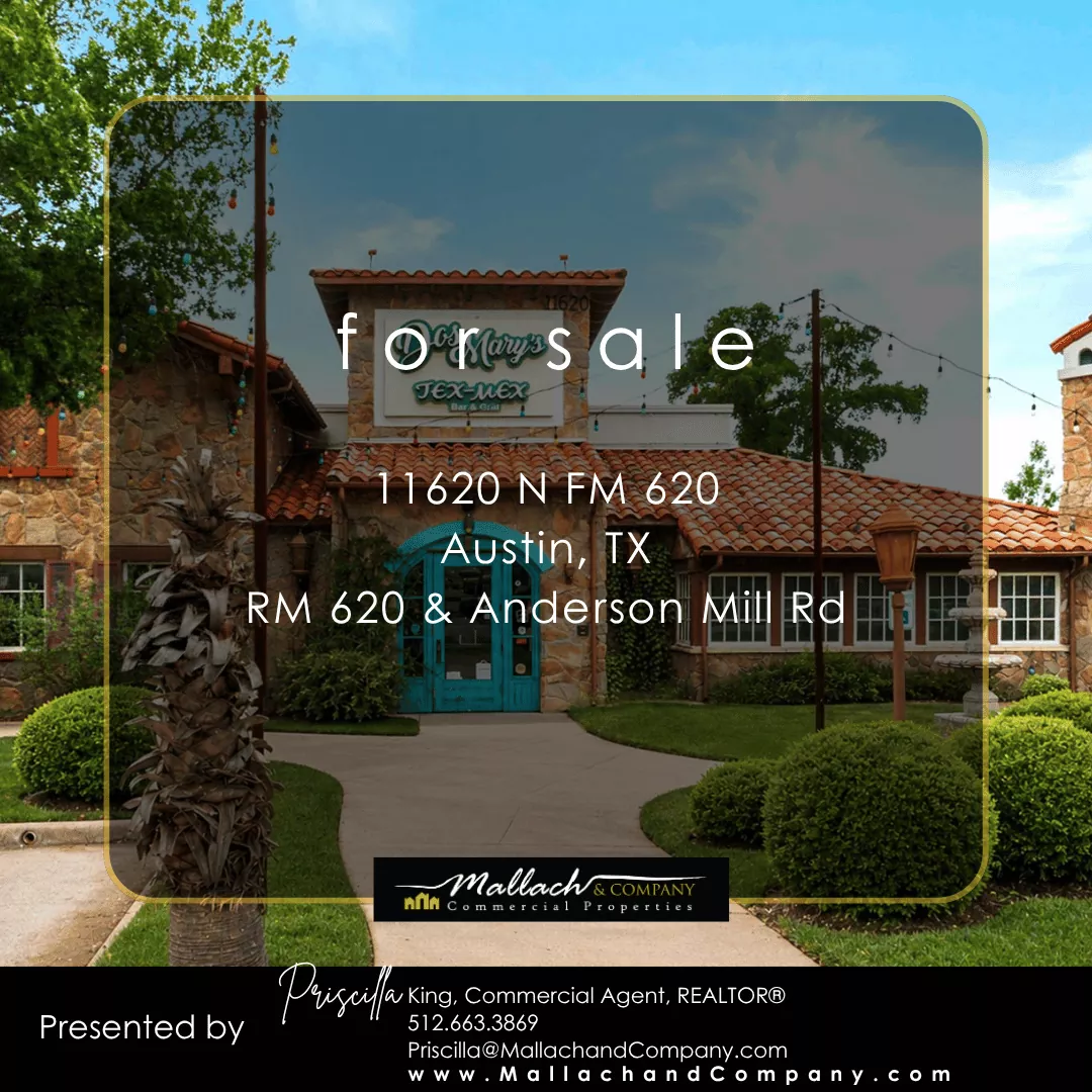 11620 N FM 620 RR Austin TX 78750 11620 RM 620 RR Austin TX 78750 Commercial Property For sale in Austin Priscilla King