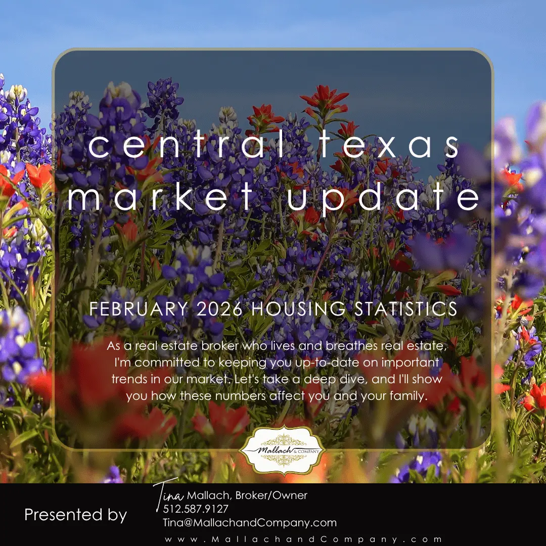 central texas real estate market update Tina Mallach luxury realtor leander tx austin tx