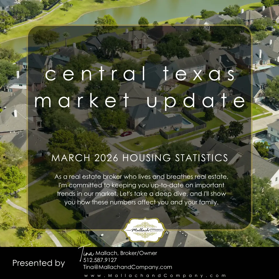 central texas real estate market update Tina Mallach luxury realtor leander tx austin tx
