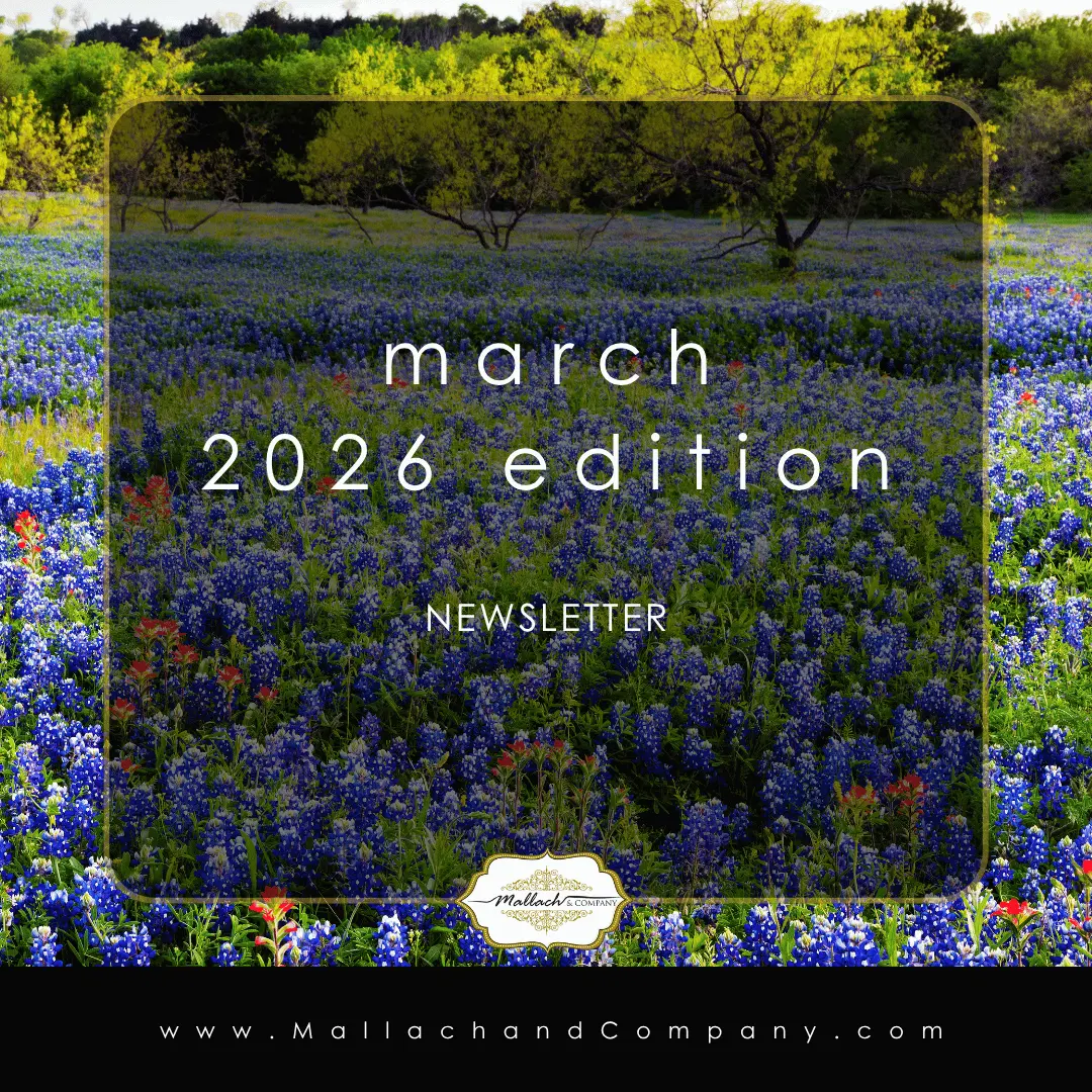 Mallach and Company Real Estate March 2026 Newsletter Leander Real Estate Tina Mallach