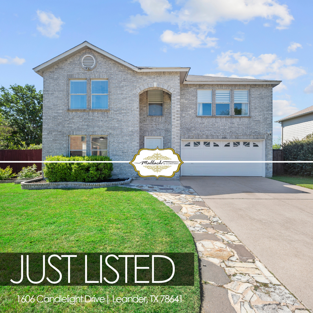 Just Listed: Step Into Your Dream Home: 1606 Candlelight Drive in Leander’s Westwood Community