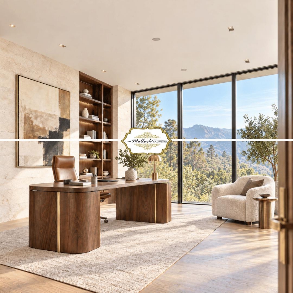The Executive Home Office: Designing For Productivity & Prestige